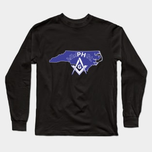 MWPHGLNC - Blue & White Long Sleeve T-Shirt